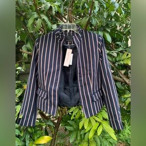 ✨⚡️💥NWT BANANA REPUBLIC STRIPE BLAZER JACKET